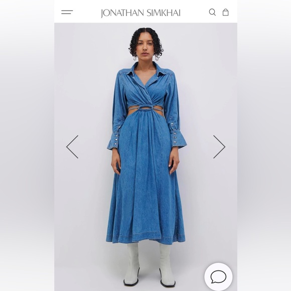 NWOT Alex Denim dress size 4
